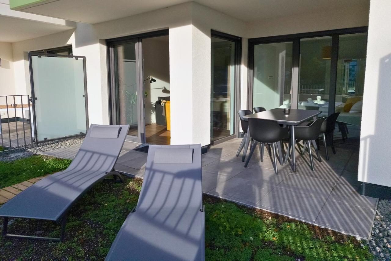 Vivamosel: Appartement Mit Mosel & Burgblick - Balkon - Parken - Aufzug - Fahrradraum Cochem Bagian luar foto